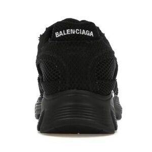 Balenciaga Men's Black Mesh Runner Sneaker